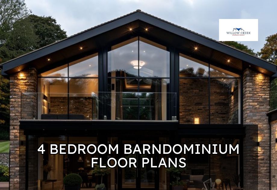 4 Bedroom Barndominium Floor Plans