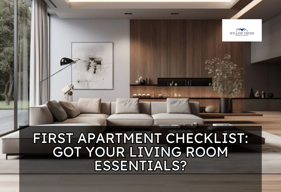 First Apartment Checklist: Got Your Living Room Essentials?